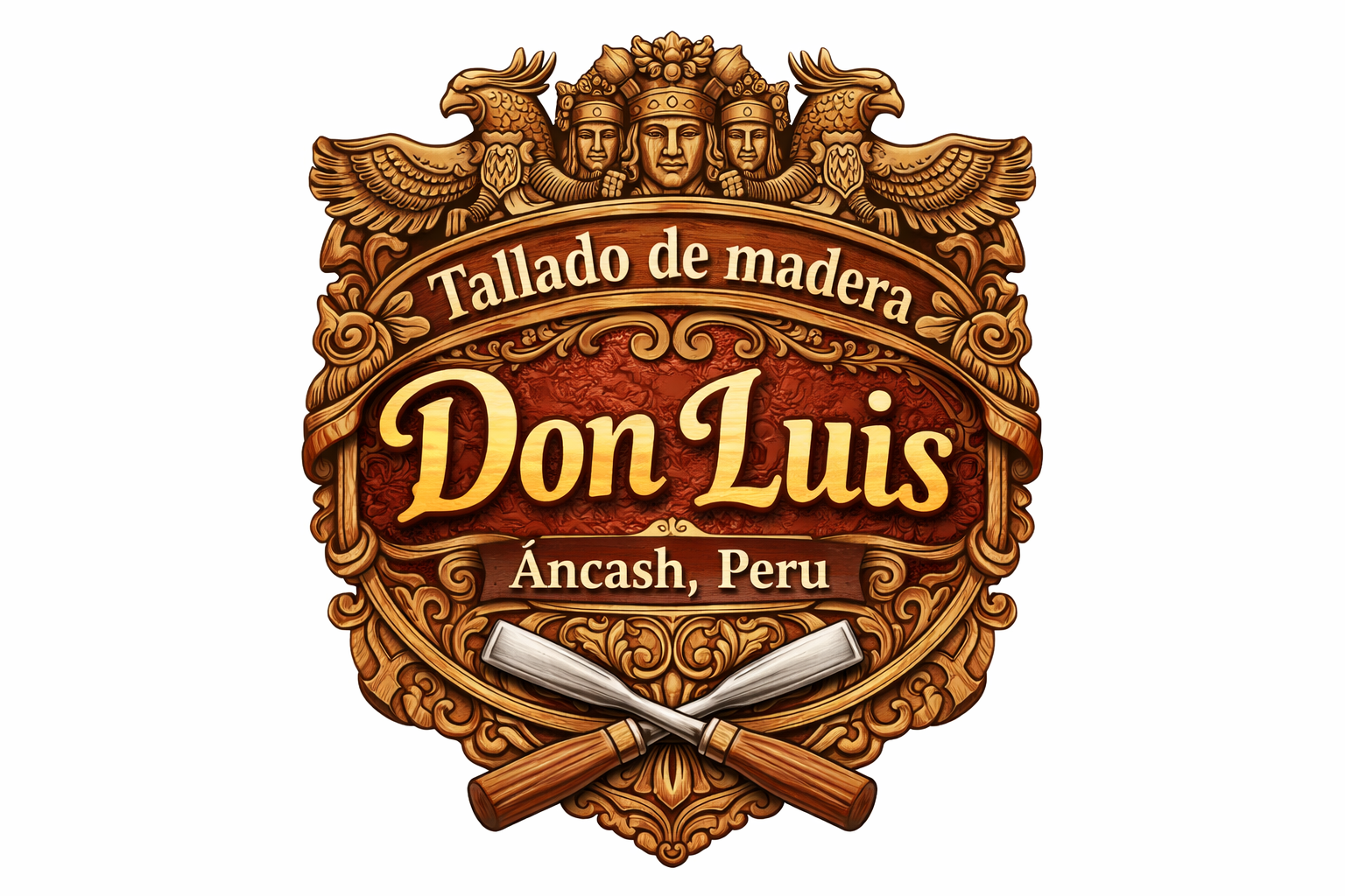 Tallado de madera Don Luis
