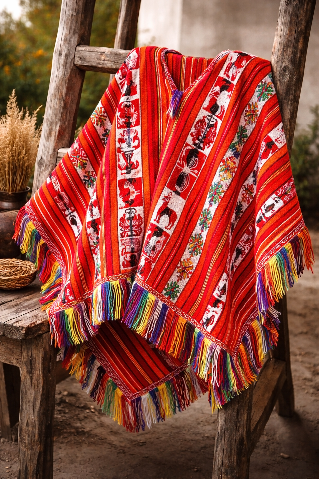Poncho Andino Tradicional