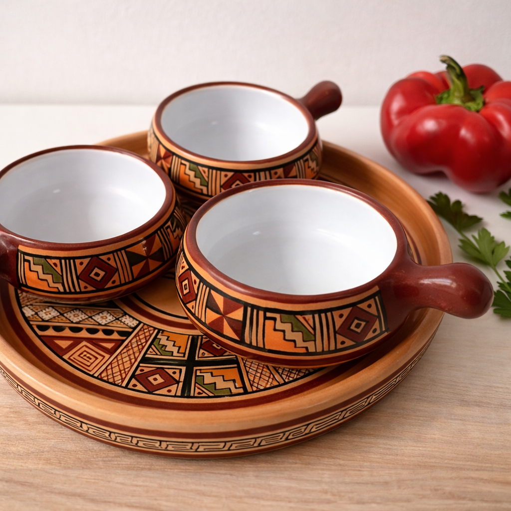 Set de Tasas y plato